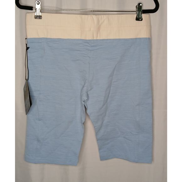 Ably Pull on Shorts Filium Activated Light Blue White Active Short NWT Large - Picture 2 of 13
